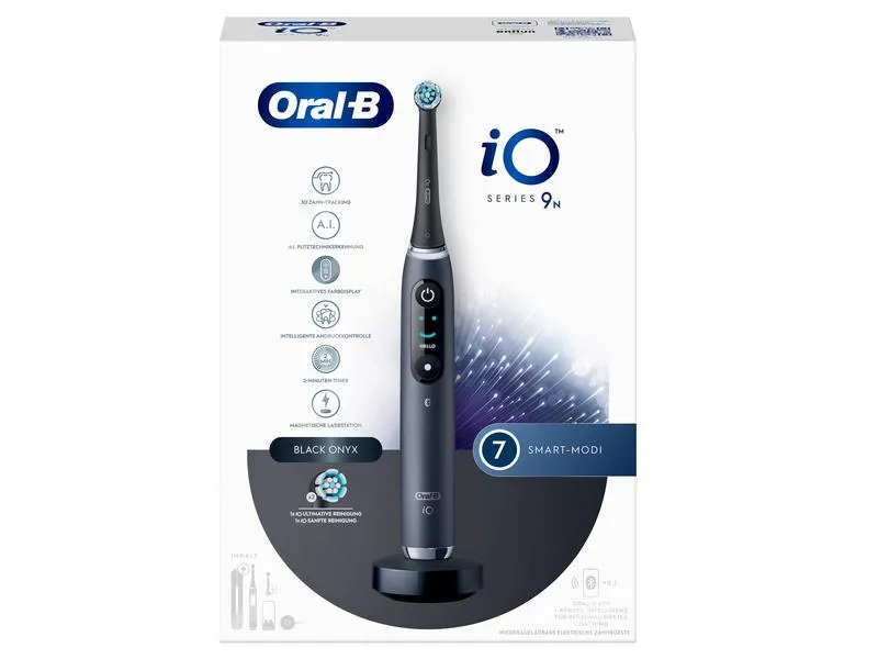 Oral-B Mikrovibrationszahnbürste iO Series 9N Schwarz Oral-B Mikrovibrationszahnbürste iO Series 9N Schwarz