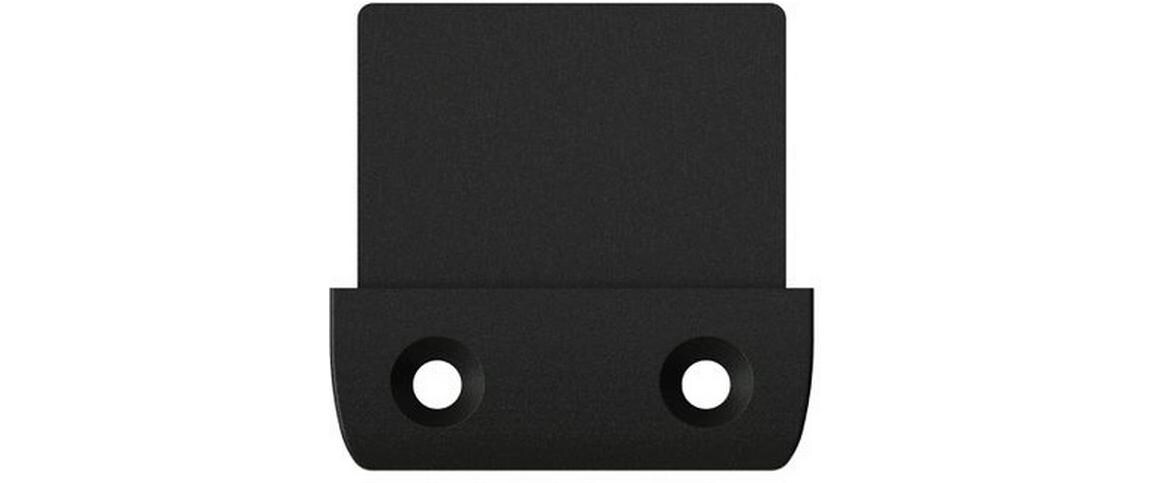 max connect Halterung flach, CUBO, Anthrazit 2 Stück