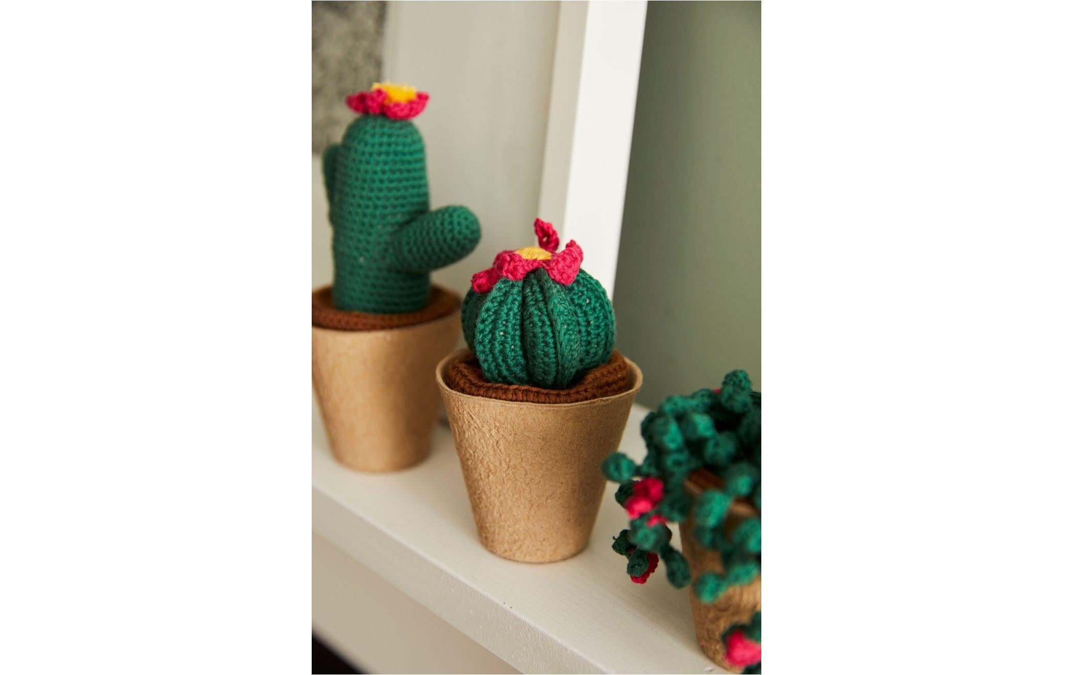 DMC Häkelset Gift of Stich Amigurumi Kaktus, Ø 8 cm