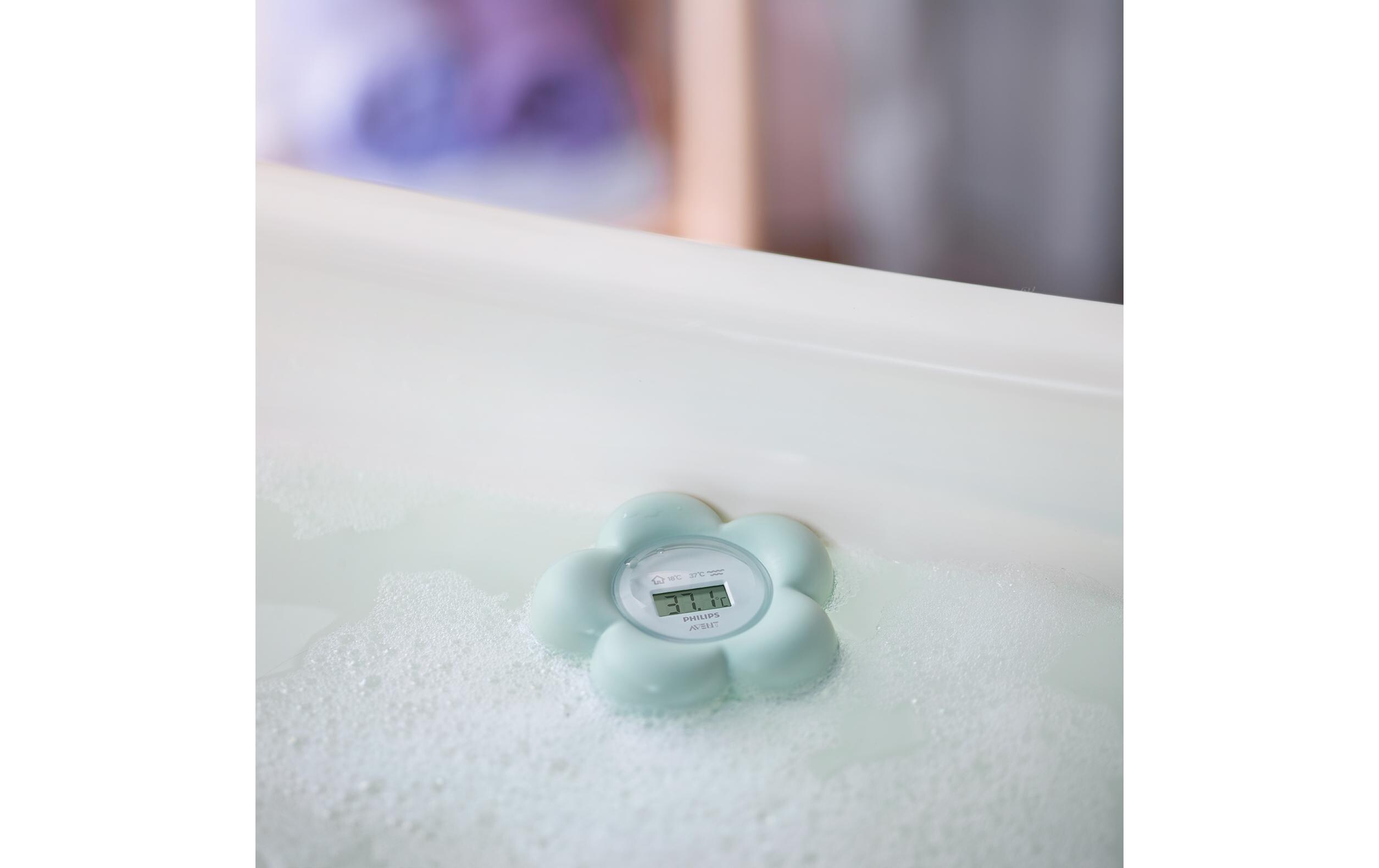 Hama Badethermometer und Raumthermometer 2 in 1 Türkis