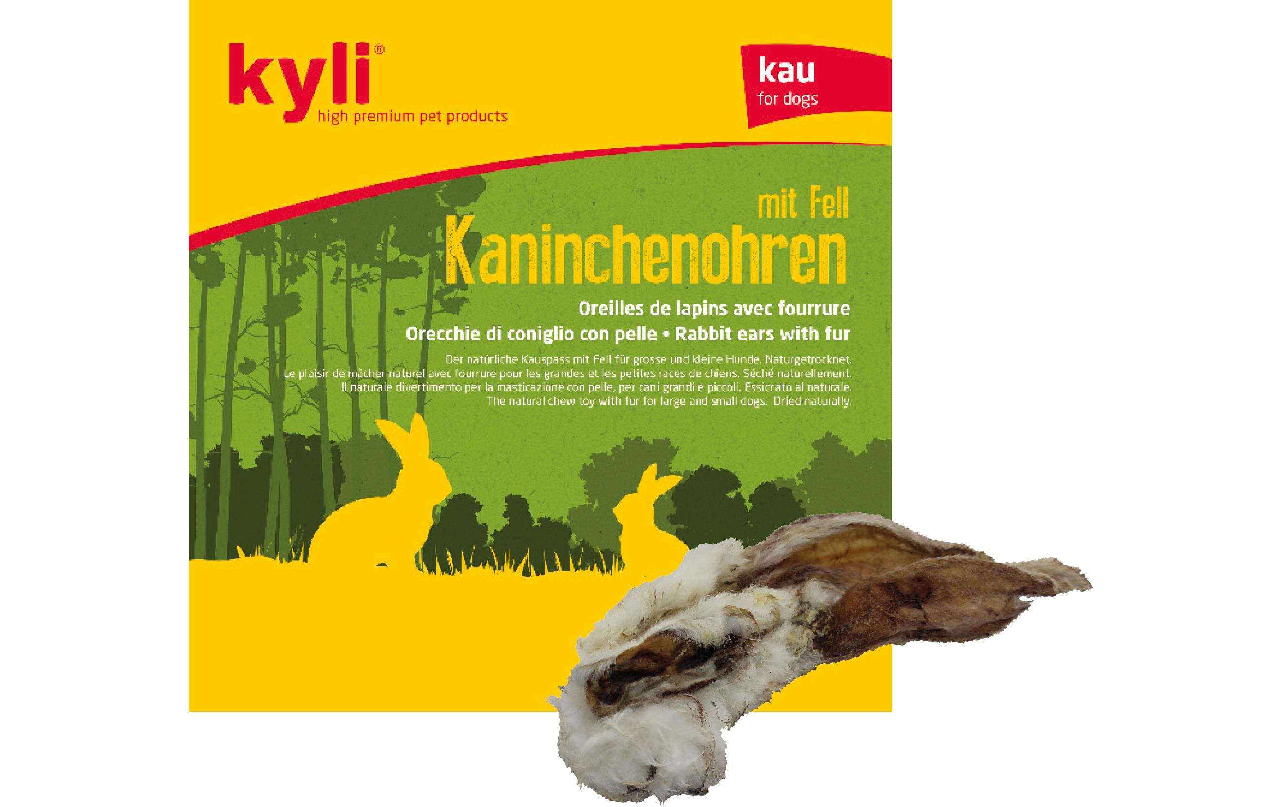 kyli Kaninchenohren mit Fell, 500 g