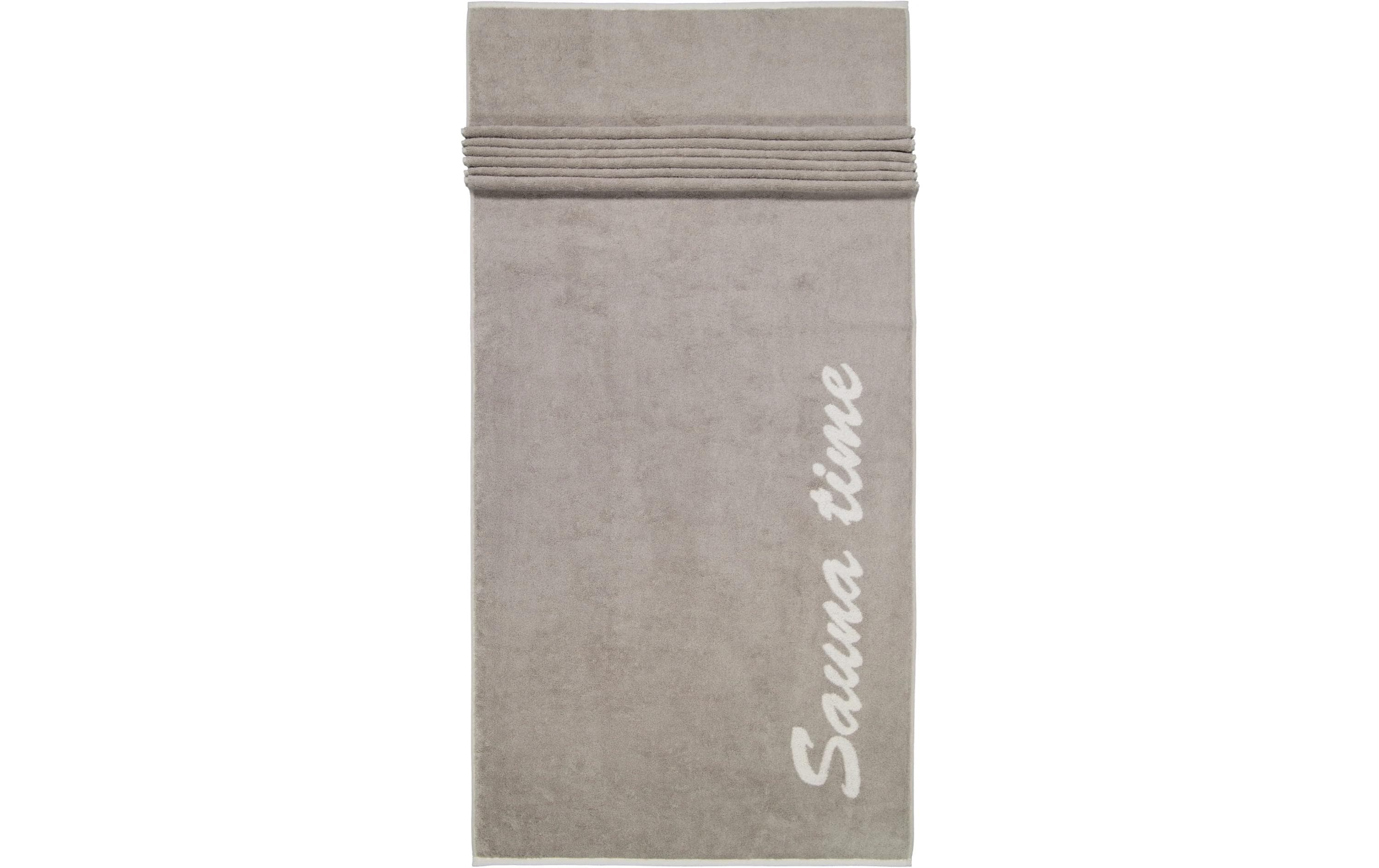 Cawö Saunatuch Sauna Time 80 x 200 cm, Stein