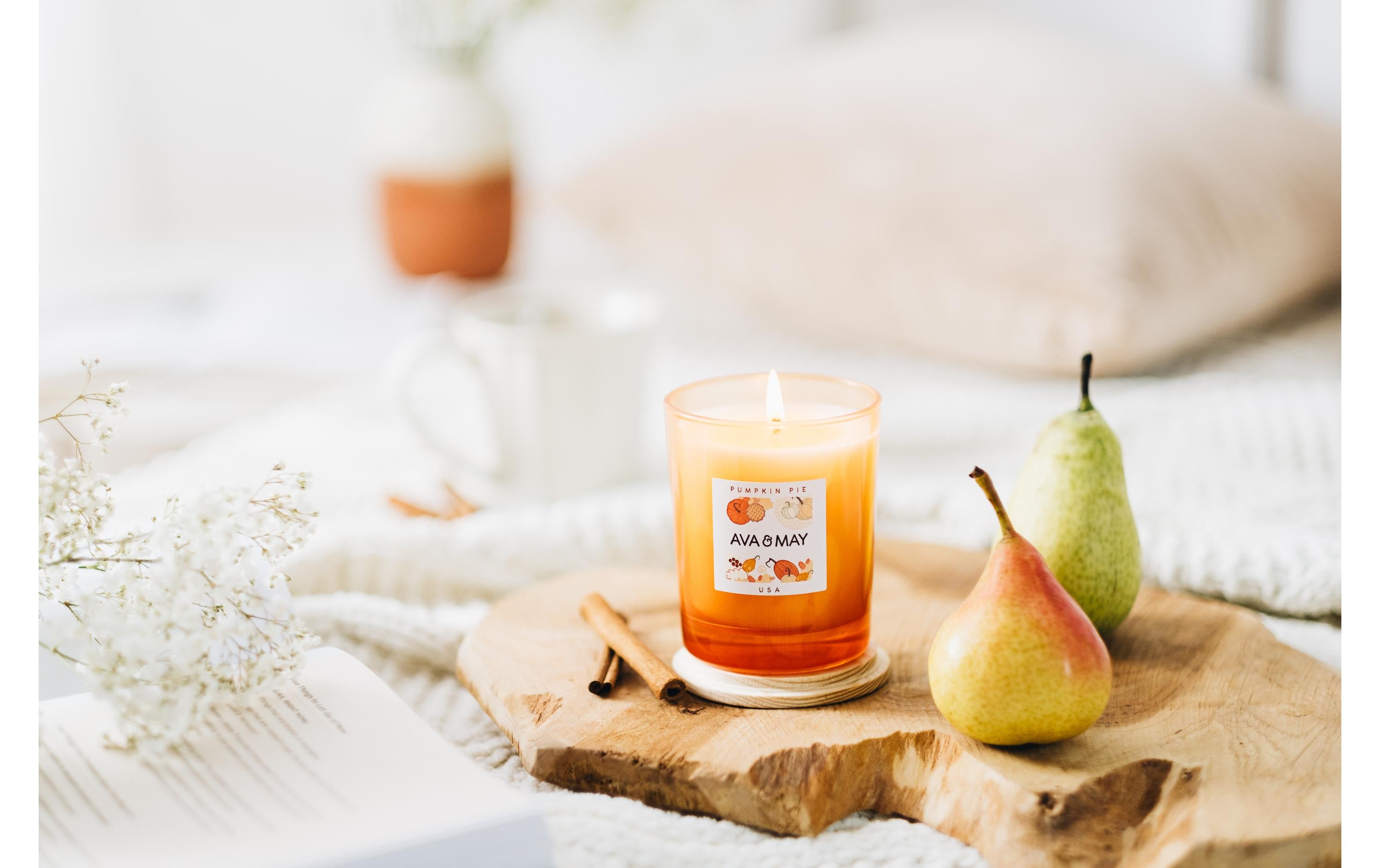 AVA & MAY Duftkerze Pumpkin pie 180 g