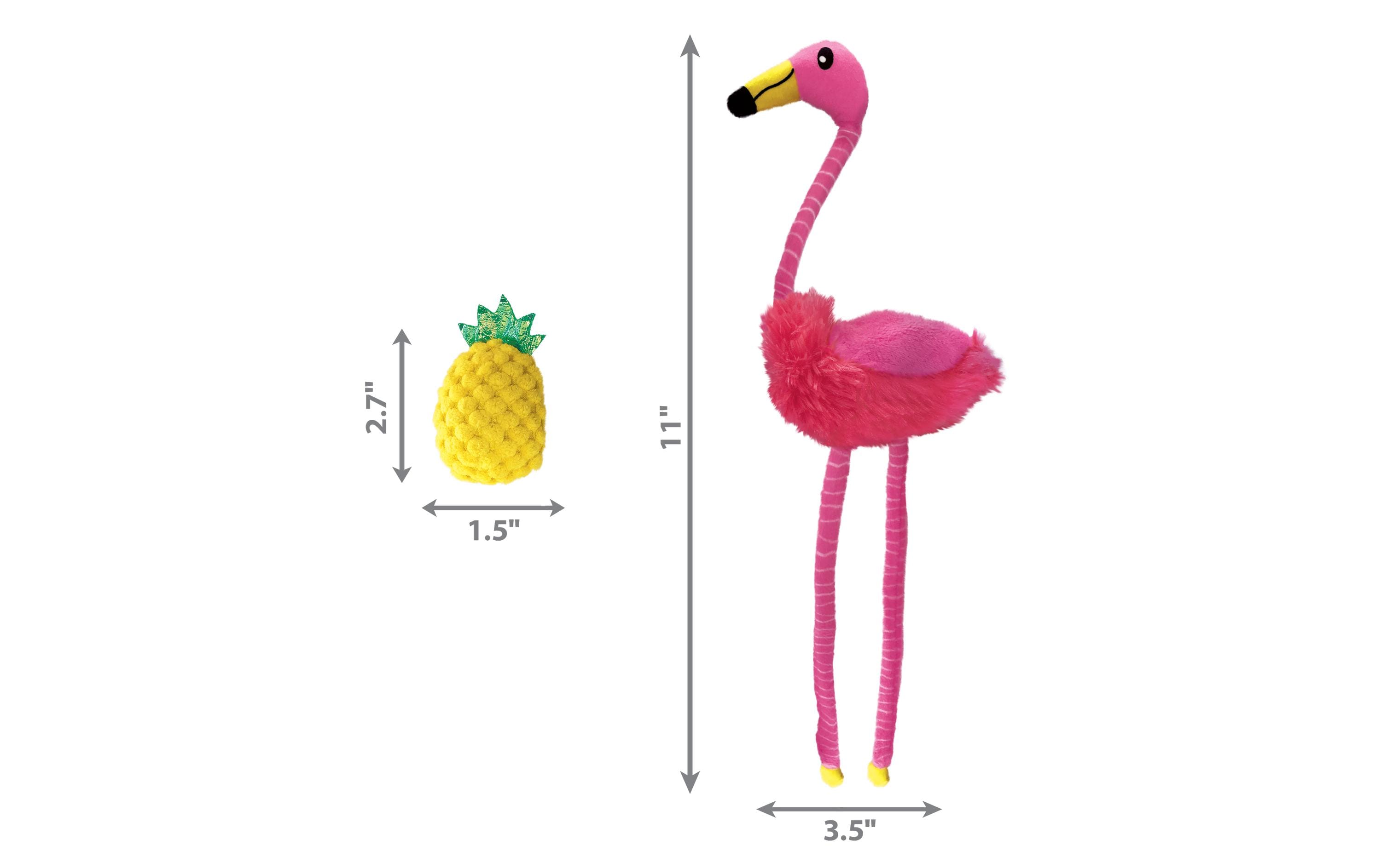 Kong Cat Tropics Flamingo 2-PK, 29.2 x 3.2 x 14 cm Kong Cat Tropics Flamingo 2-PK, 29.2 x 3.2 x 14 cm