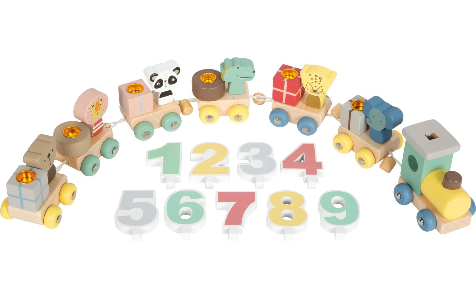 small foot Geburtstagszug mit Tieren