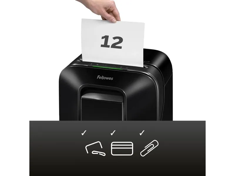 Fellowes Aktenvernichter Powershred LX200 P-4, 12 Seiten