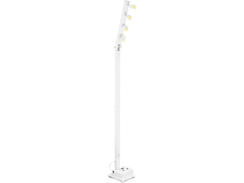 BeamZ BPL410 Weiss Standleuchte mit 4 Spots und Akkubetrieb Weiss BeamZ BPL410 Weiss Standleuchte mit 4 Spots und Akkubetrieb Weiss