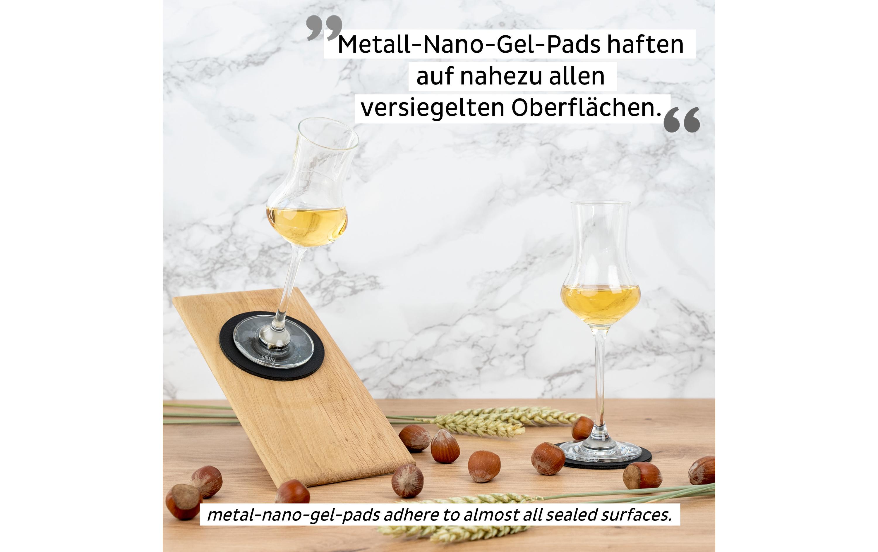 Silwy Magnet-Kristallgläser Likör