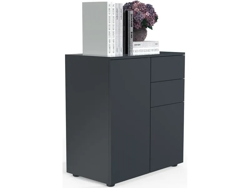 VCM Kommode Dalosa 70 x 77 cm, Grau VCM Kommode Dalosa 70 x 77 cm, Grau