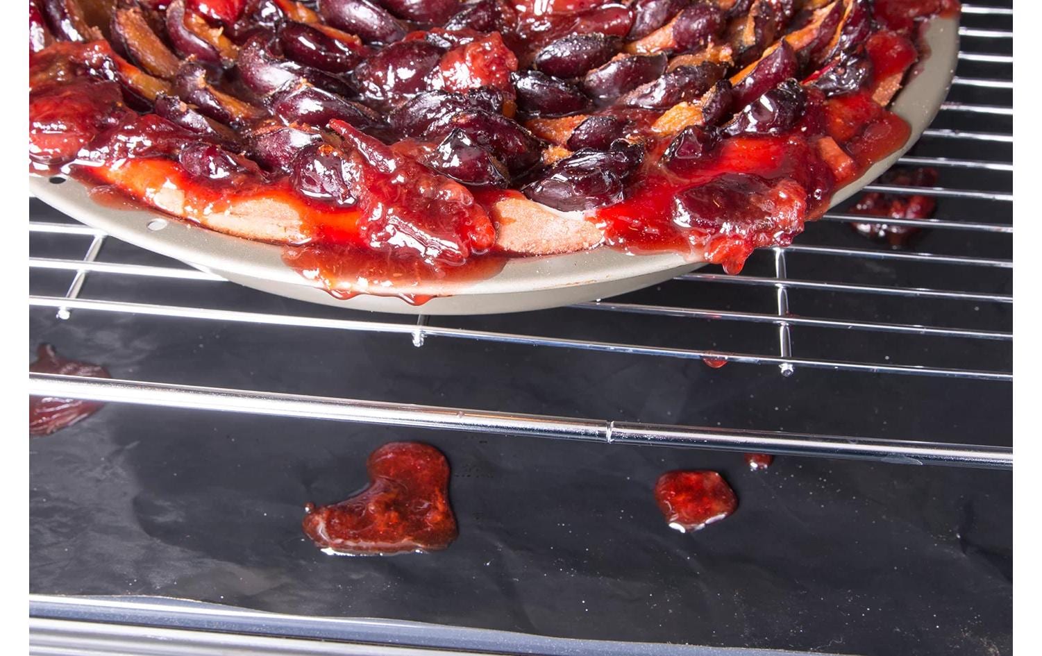 Städter Permanent-Backofen-Schutzmatte 1 Stück, Schwarz, 50 x 45 cm