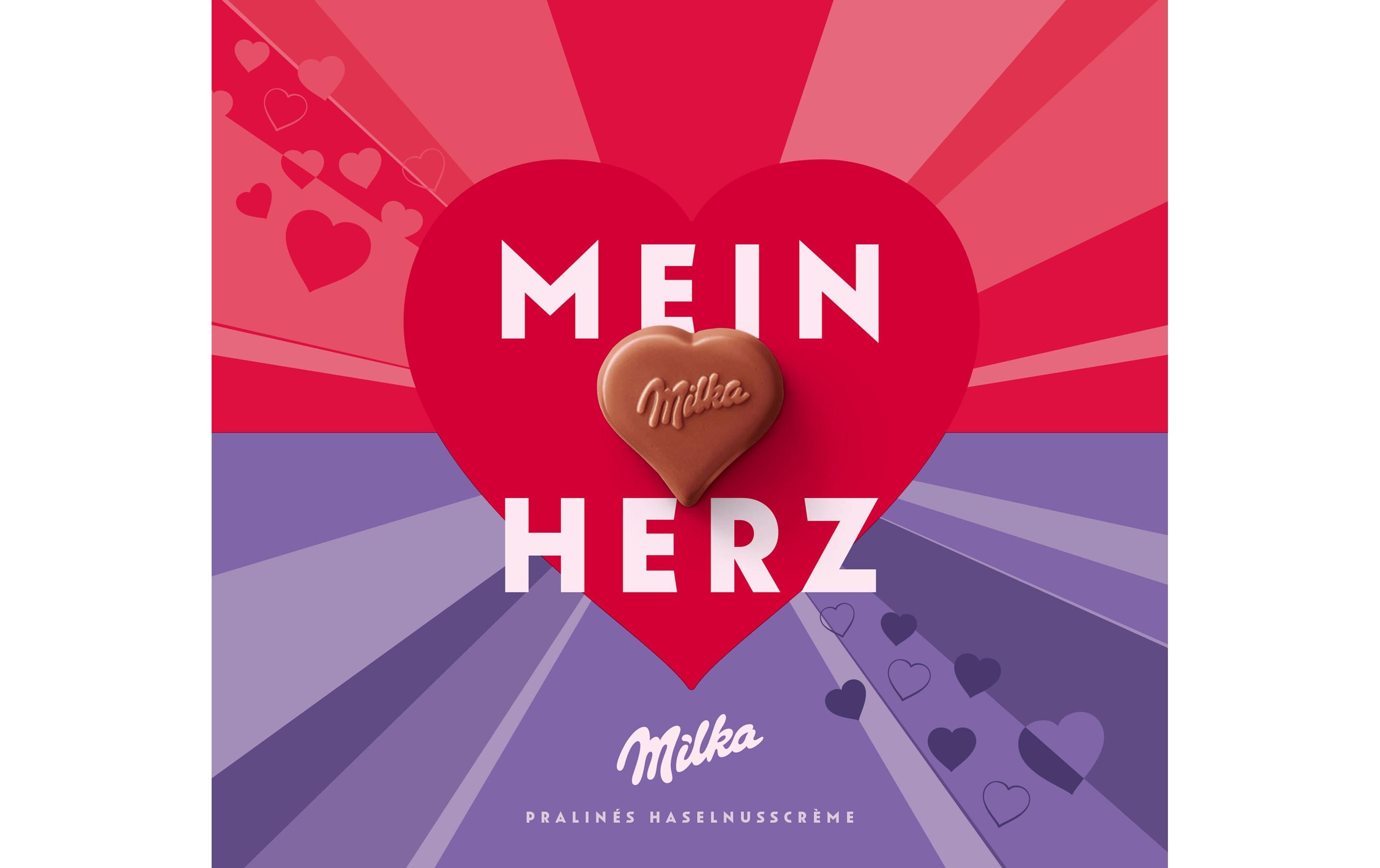 Milka Pralinen Mein Herz 110 g Milka Pralinen Mein Herz 110 g