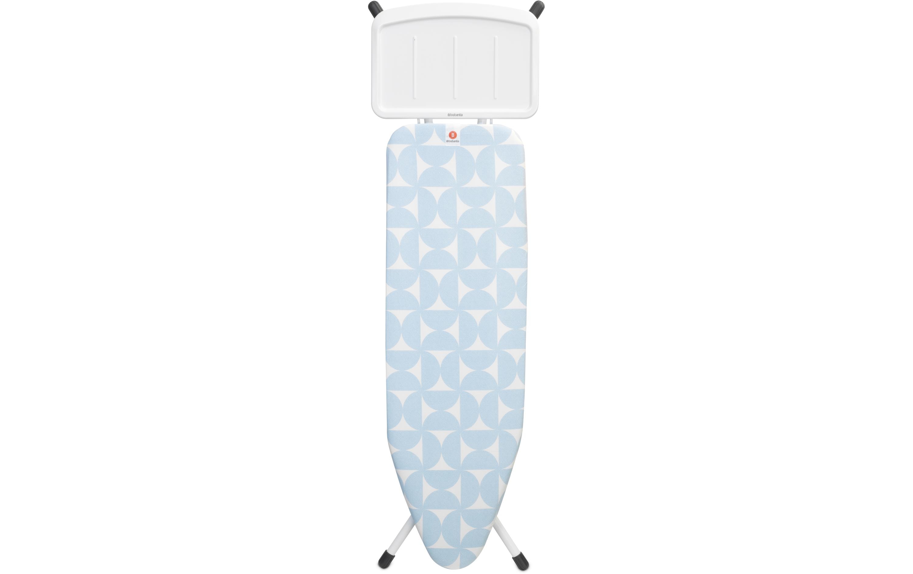 Brabantia Bügeltisch mit Dampfstationsablage Fresh Breeze 124 x 38 cm