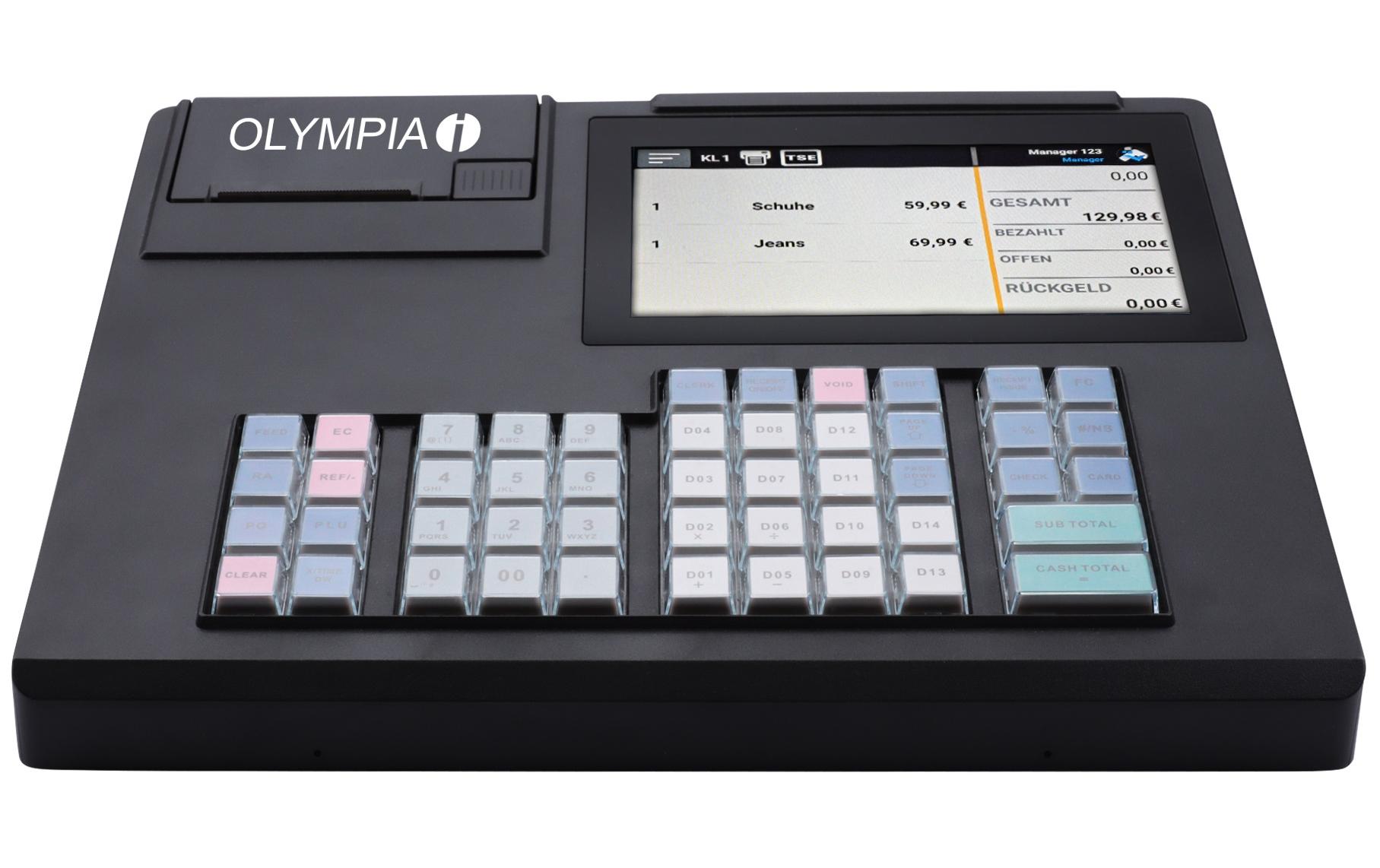 Olympia Registrierkasse K200 Schwarz
