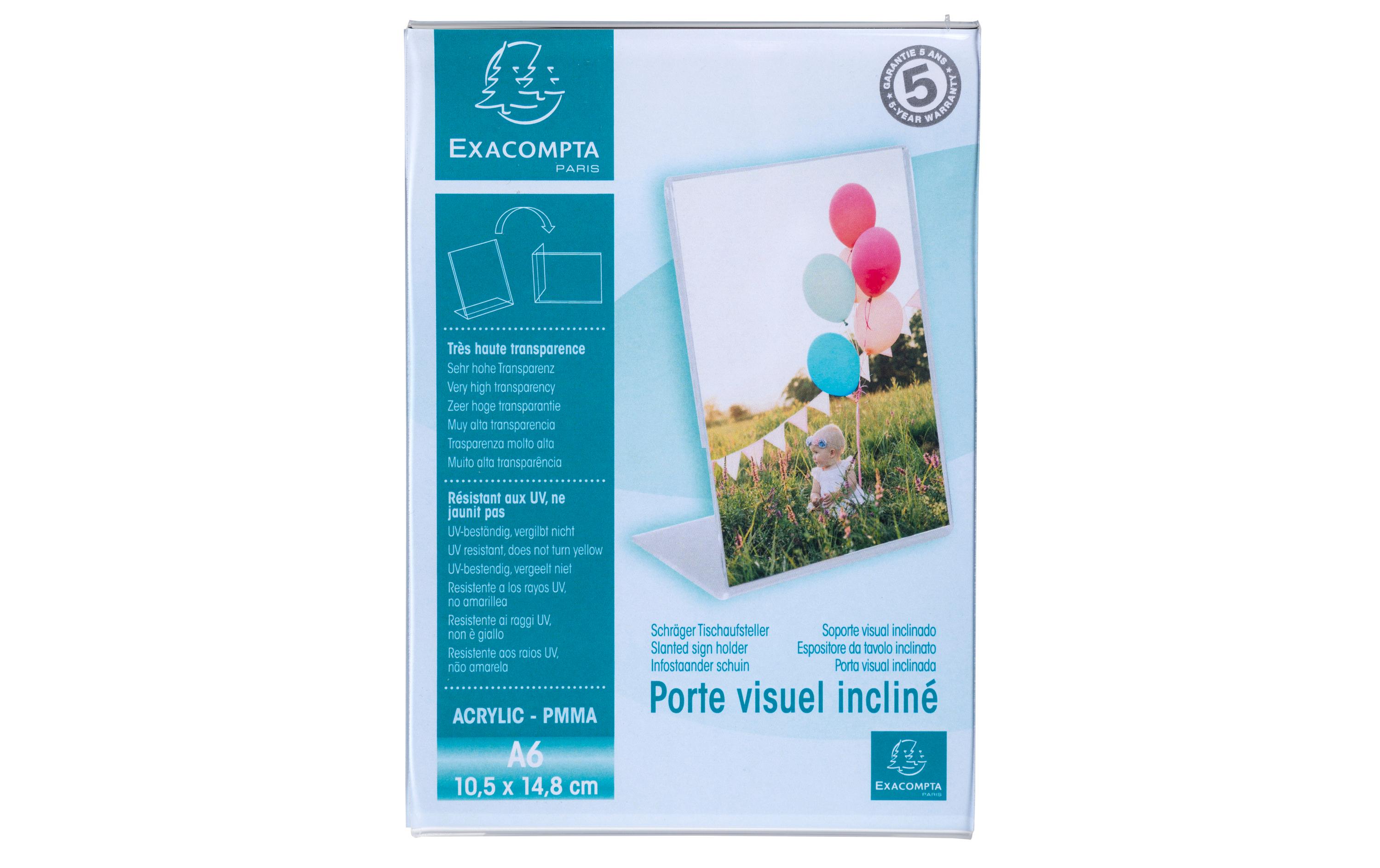Exacompta Tischaufsteller A6 Exacompta Tischaufsteller A6