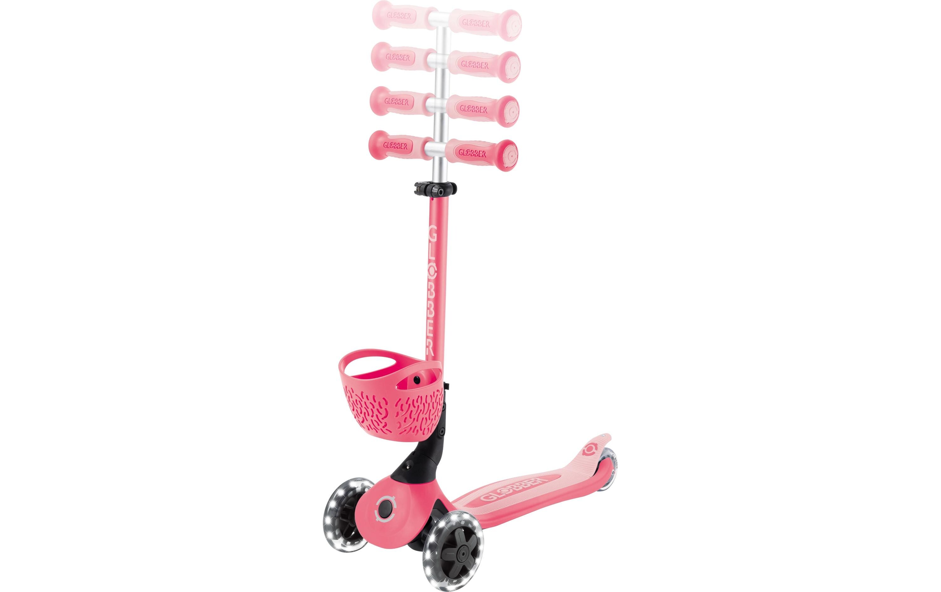GLOBBER Scooter GO UP Baby Lights 360° Pink
