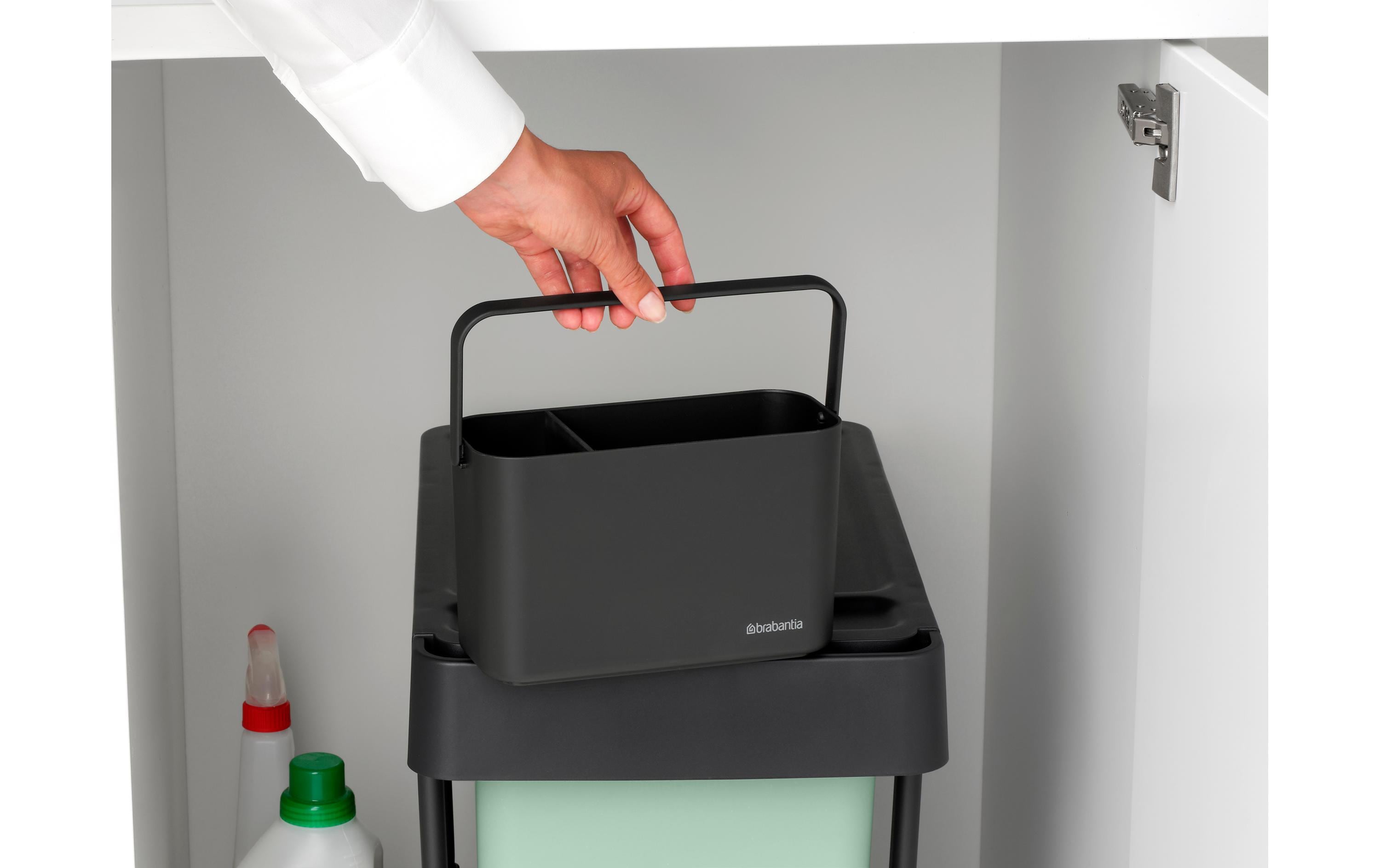 Brabantia Putzeimer SinkSide 2.05 l, Dunkelgrau