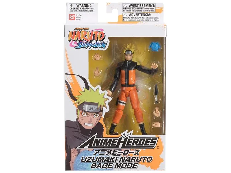 BANDAI Naruto Shippuden Anime Heroes – Uzumaki Naruto BANDAI Naruto Shippuden Anime Heroes – Uzumaki Naruto