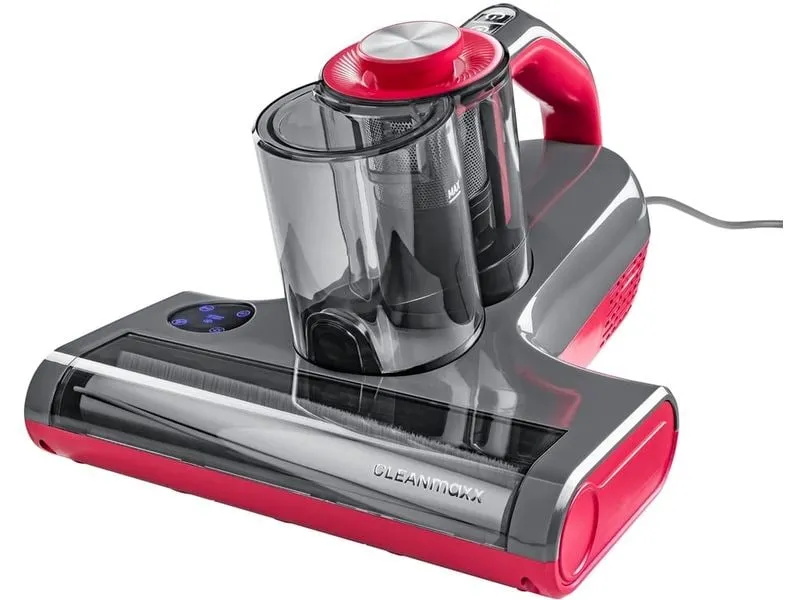 CLEANmaxx Milben-Handstaubsauger Grau/Rot CLEANmaxx Milben-Handstaubsauger Grau/Rot