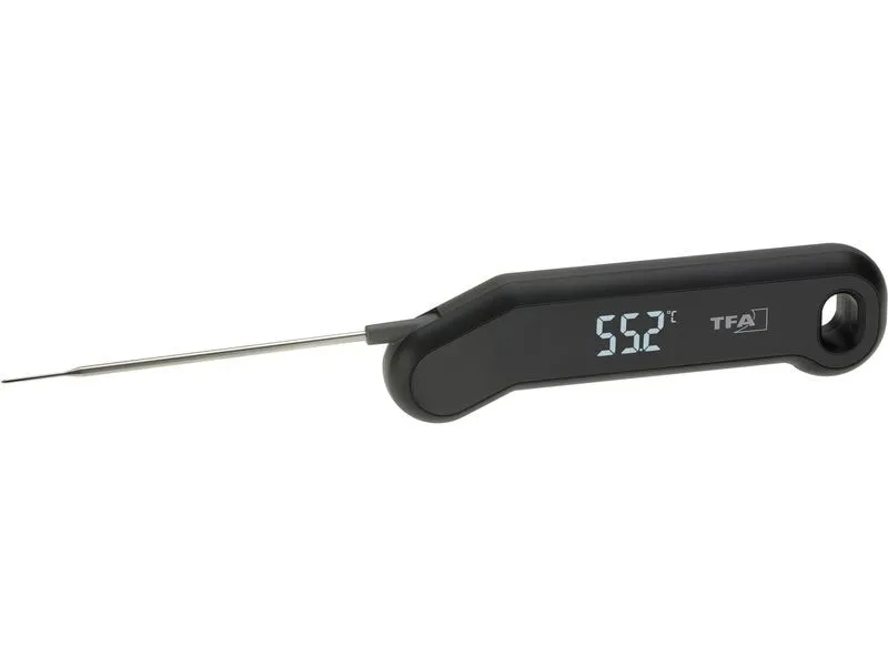 TFA Dostmann Küchenthermometer Digital, Profi, Einstech, IP66, Schwarz TFA Dostmann Küchenthermometer Digital, Profi, Einstech, IP66, Schwarz