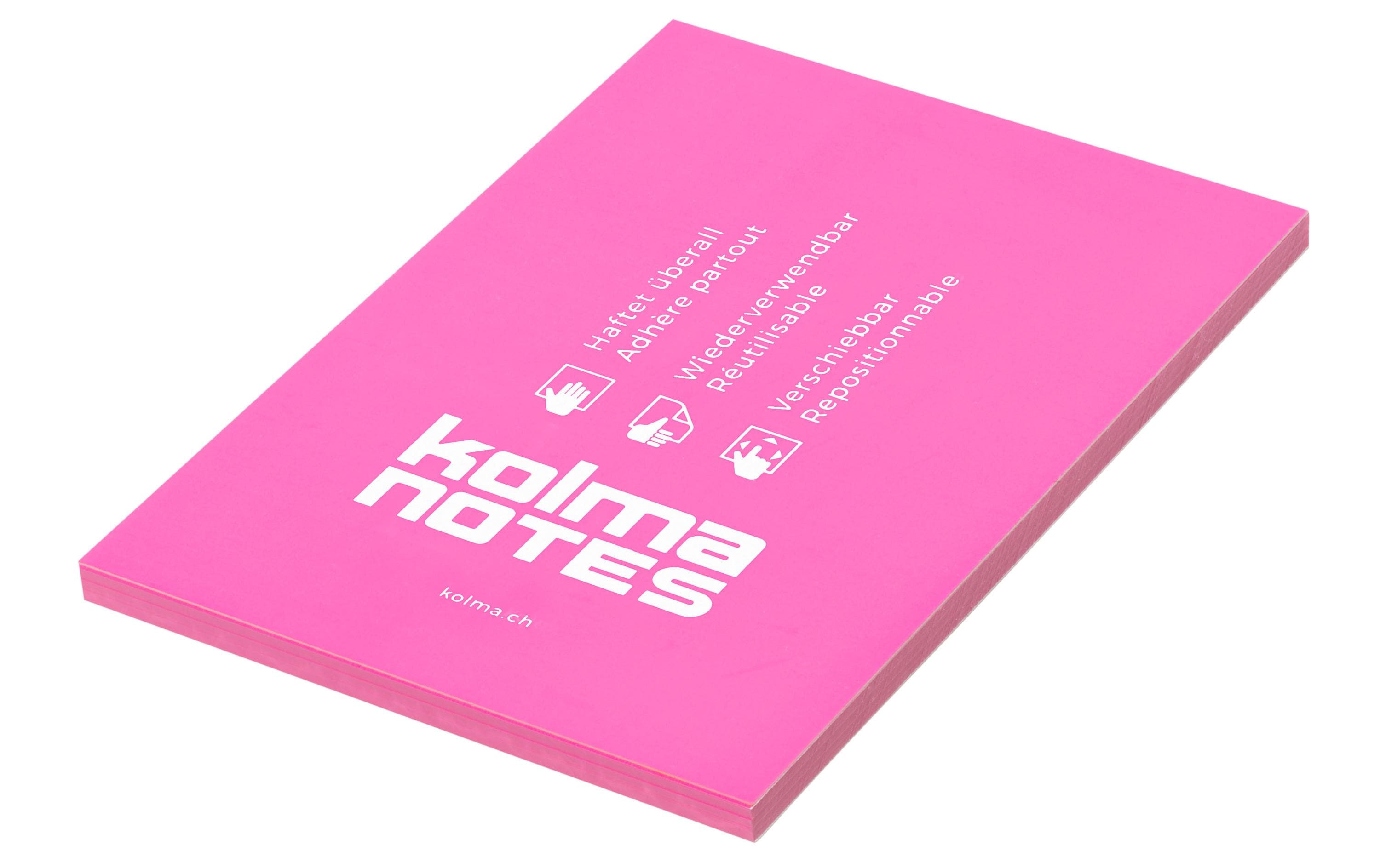 Kolma Notizzettel NOTES A6 Pink, 100 Blatt