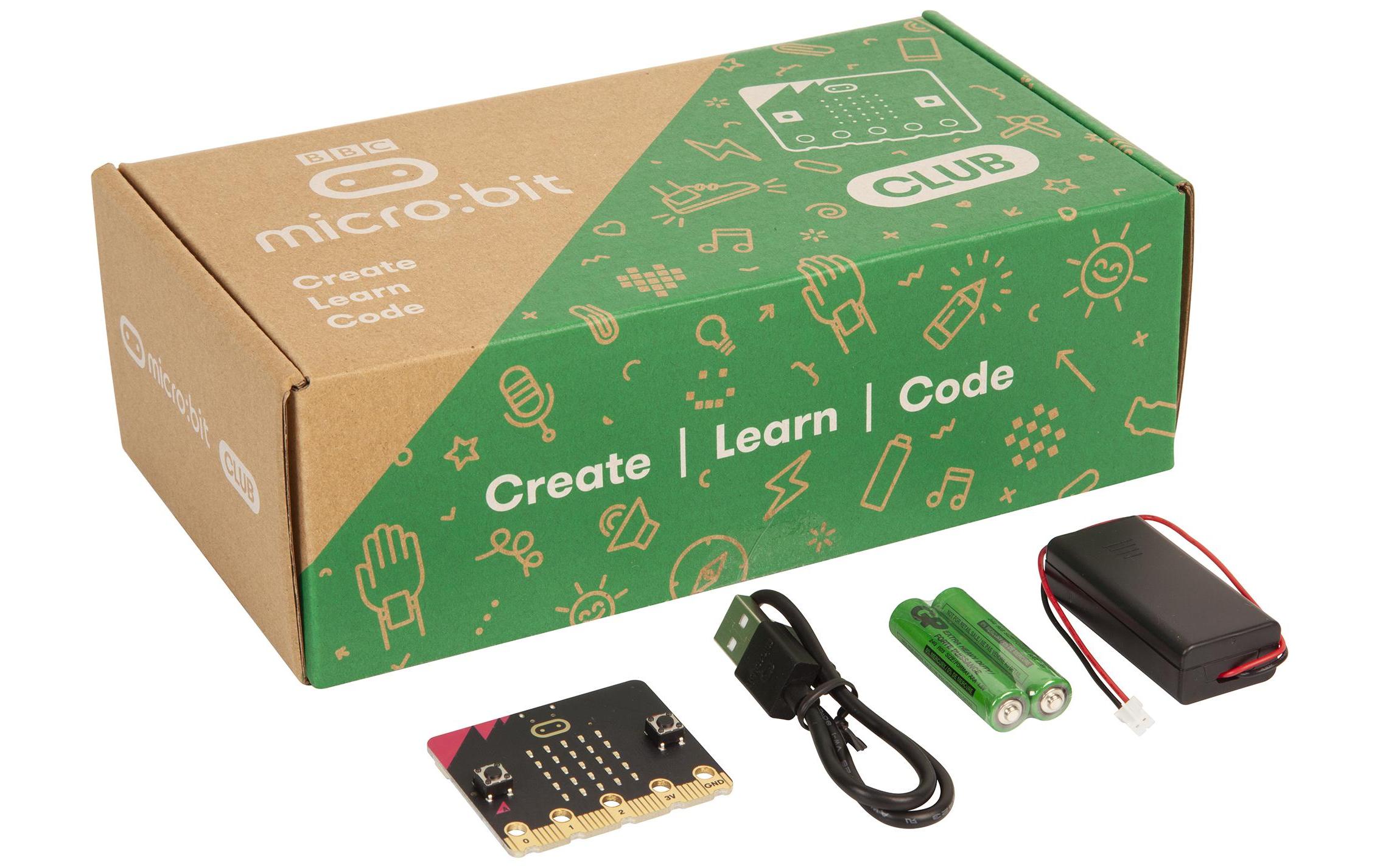 BBC micro:bit Entwicklerboard micro:bit V2.2 Club 10 Stück