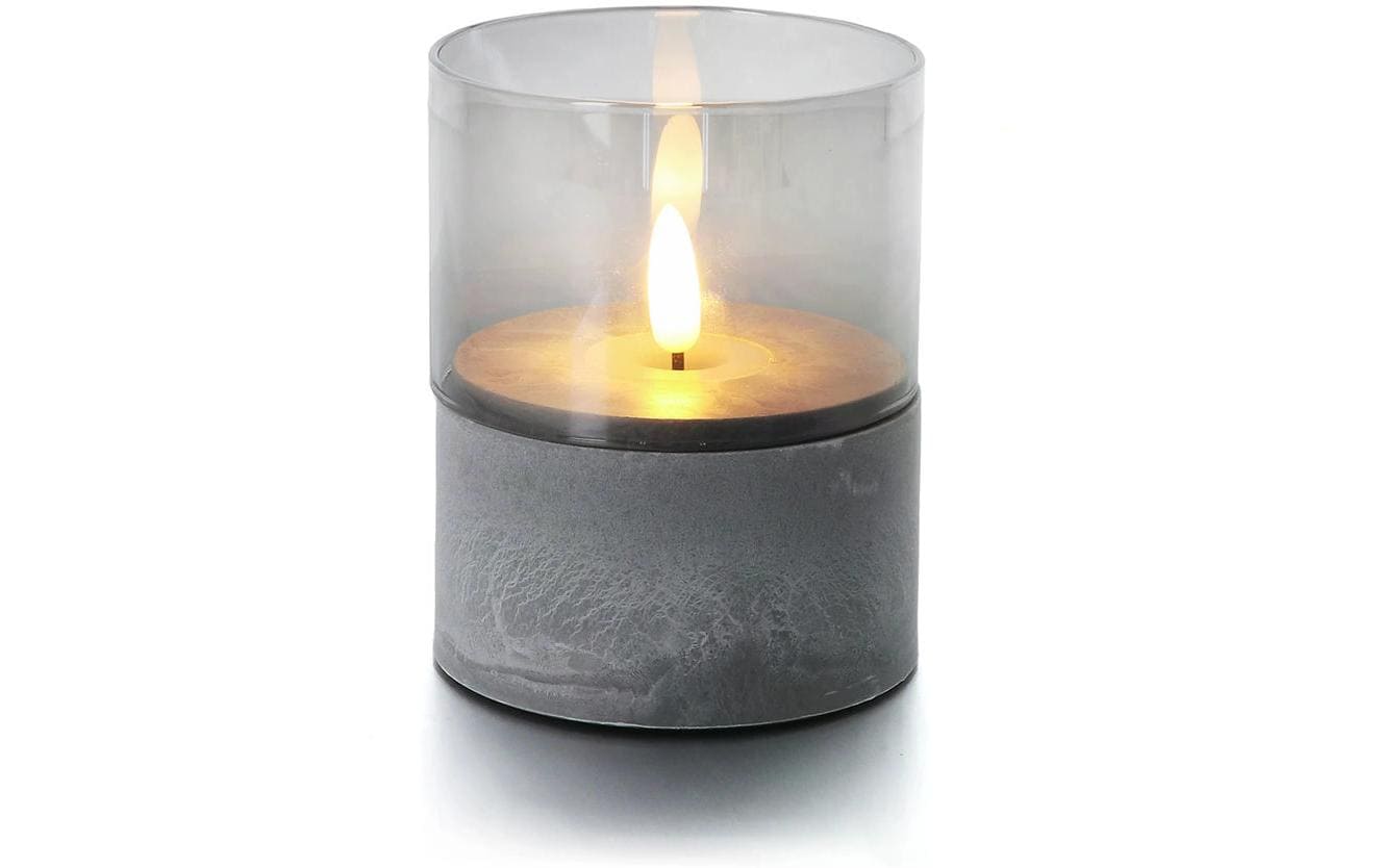 balthasar LED Kerze Gracia, Grau balthasar LED Kerze Gracia, Grau