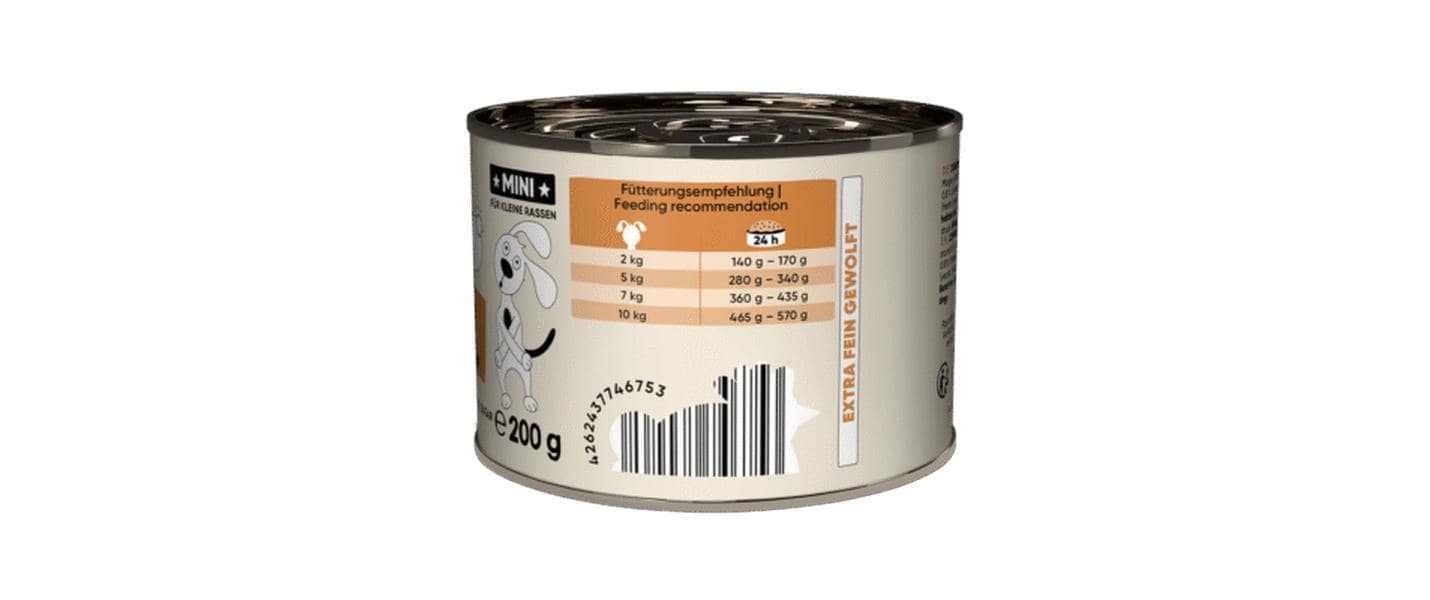 Lucky Jim Nassfutter Mini Adult Huhn und Leber 200 g