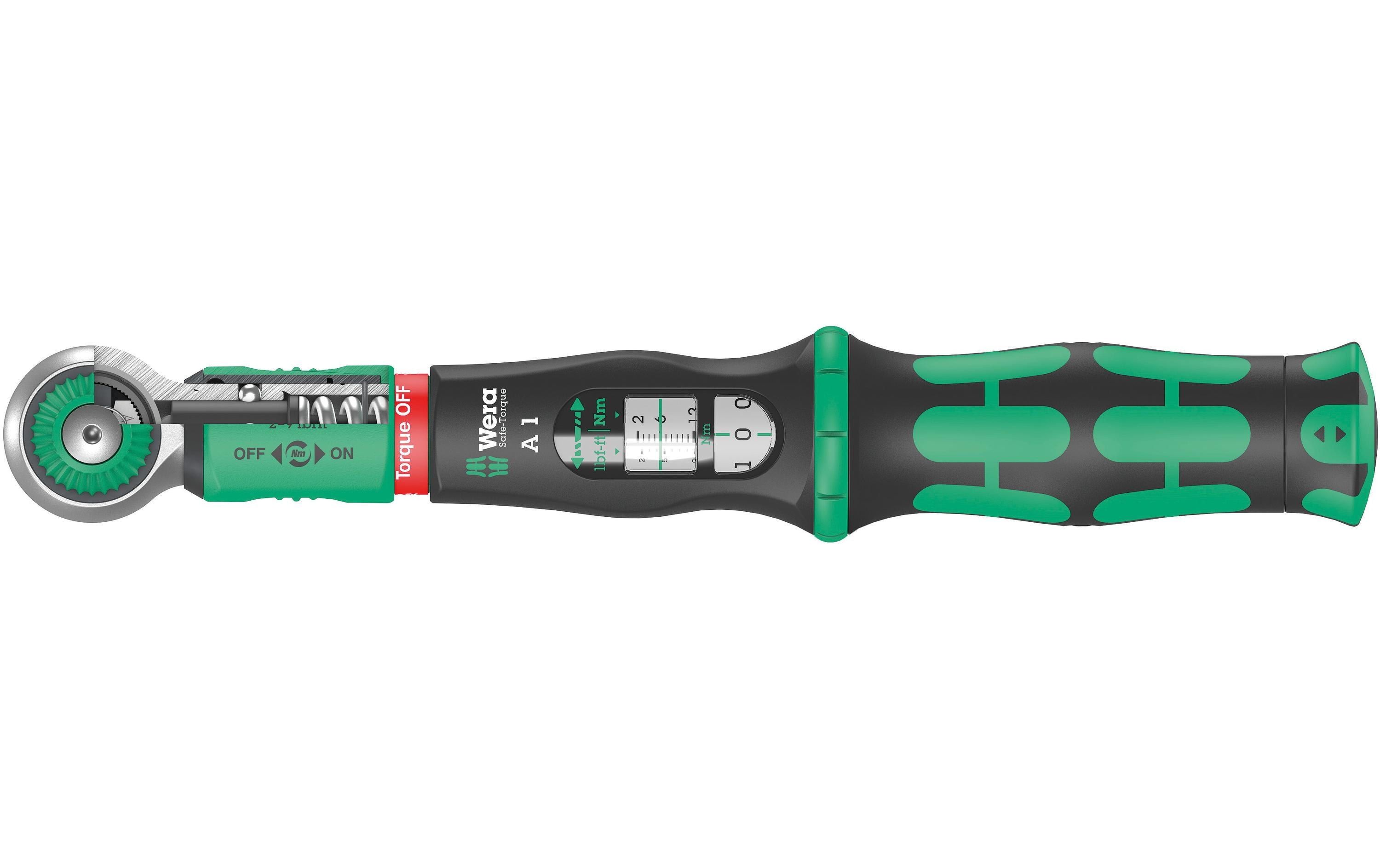 Wera Drehmomentschlüssel Safe-Torque A1 Set 1, 10-teilig