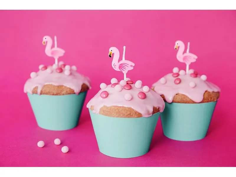 Partydeco Kerze Flamingos 5 Stück Partydeco Kerze Flamingos 5 Stück