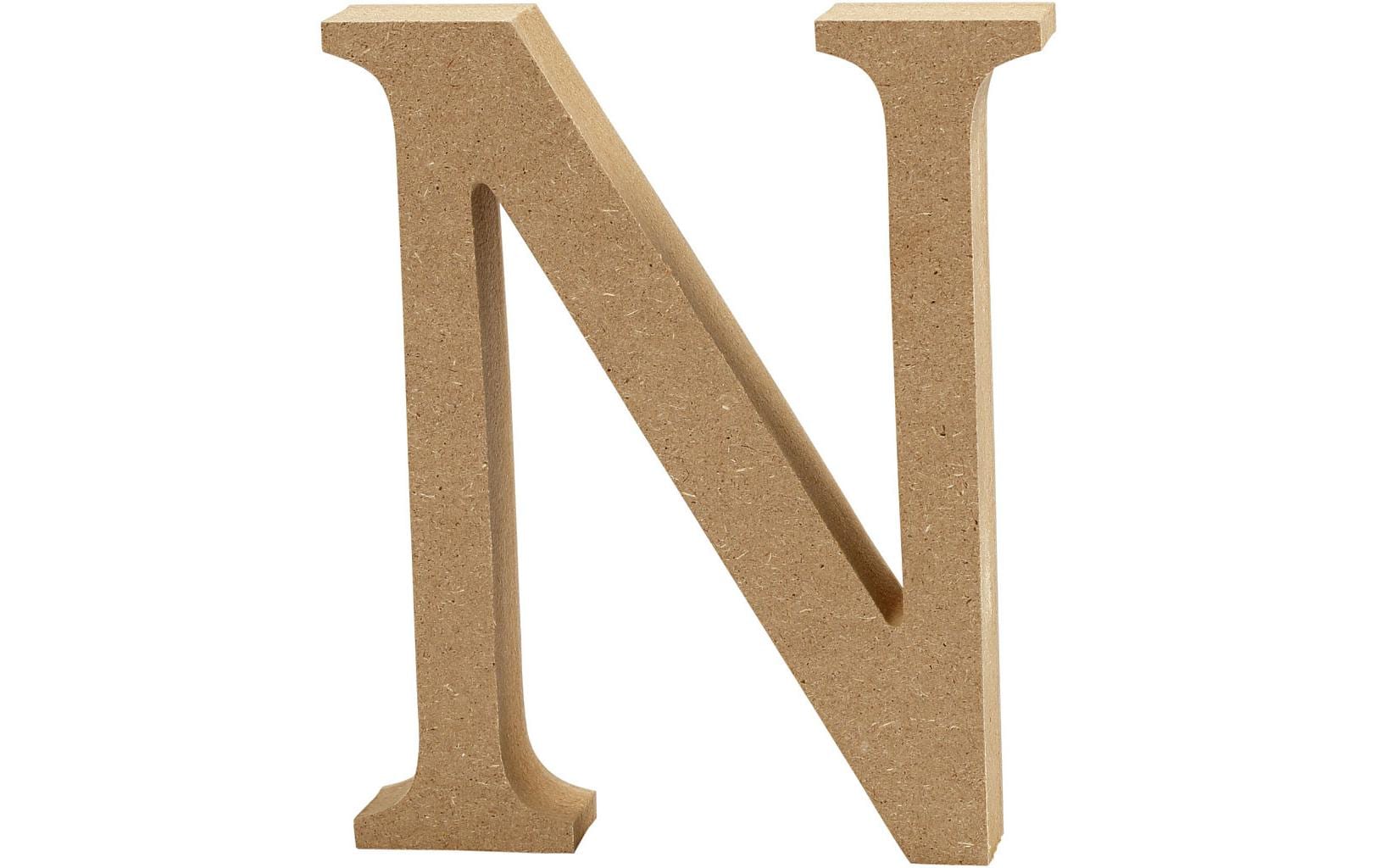 Creativ Company Holzbuchstabe N 1 Stück