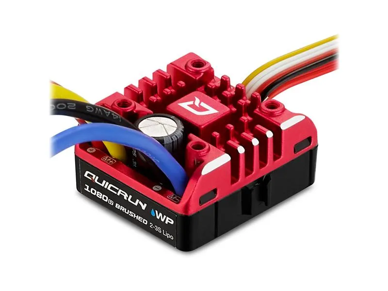 Hobbywing Brushed Regler QuicRun WP1080-G2 Crawler 80A, 2-3S Hobbywing Brushed Regler QuicRun WP1080-G2 Crawler 80A, 2-3S