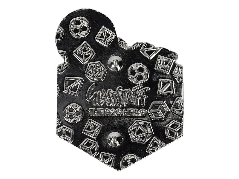 Glass Staff Anstecker The d20 Hero Rot Glass Staff Anstecker The d20 Hero Rot