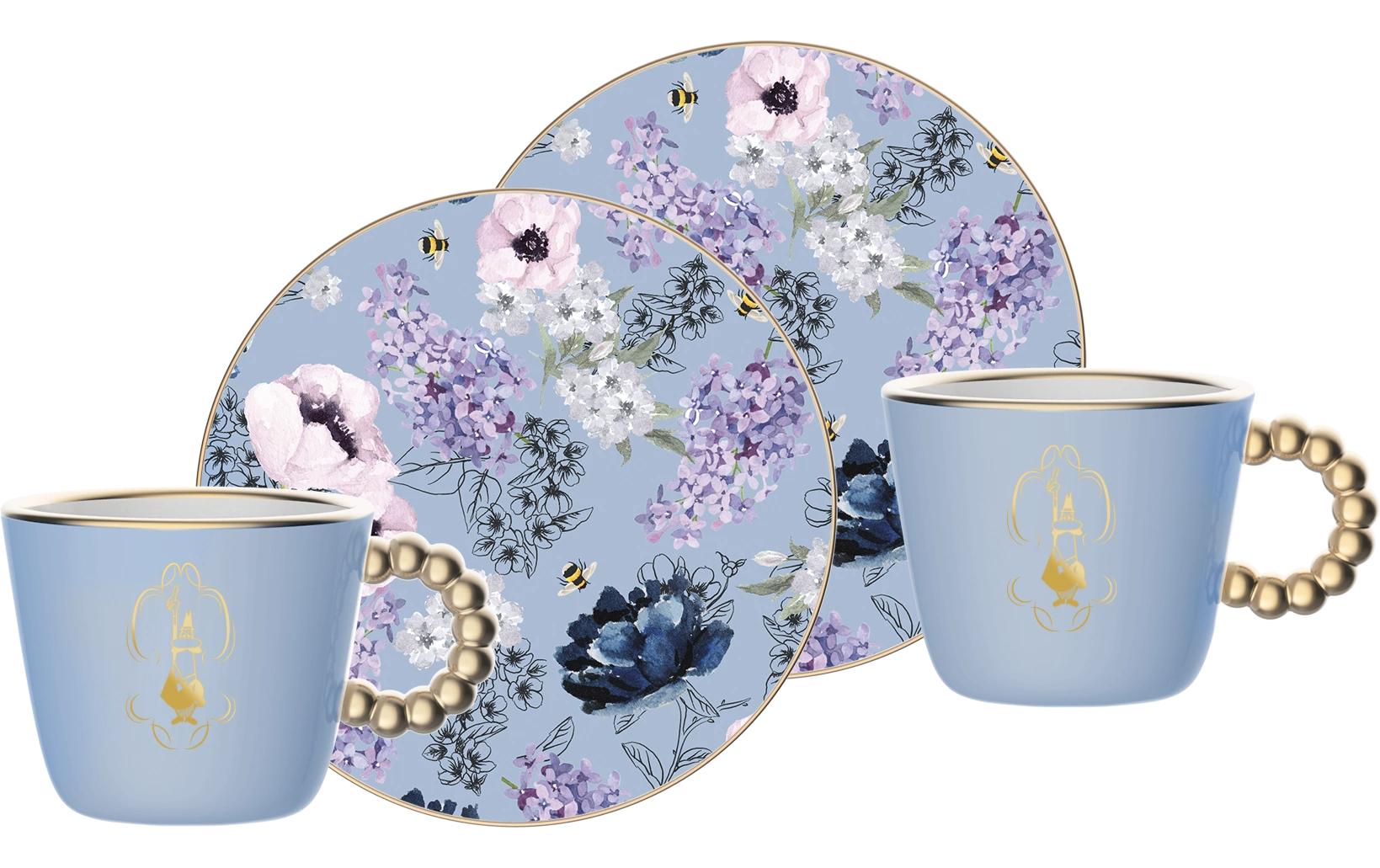 Bialetti Kaffeetasse Bridgerton 80 ml, 2 Stück, Mehrfarbig