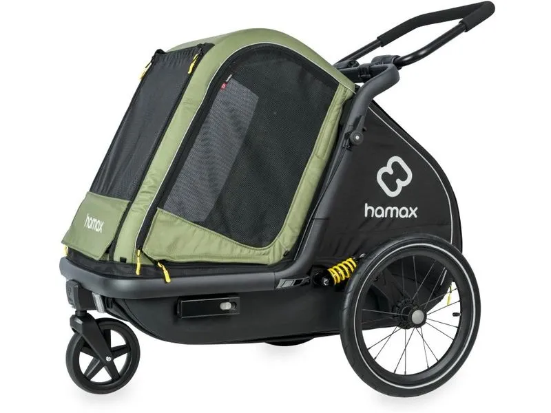 Hamax Veloanhänger Dog Trailer Pluto M für Hunde bis 35 kg