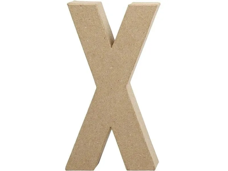 Creativ Company Papp-Buchstabe X 20.2 cm Creativ Company Papp-Buchstabe X 20.2 cm