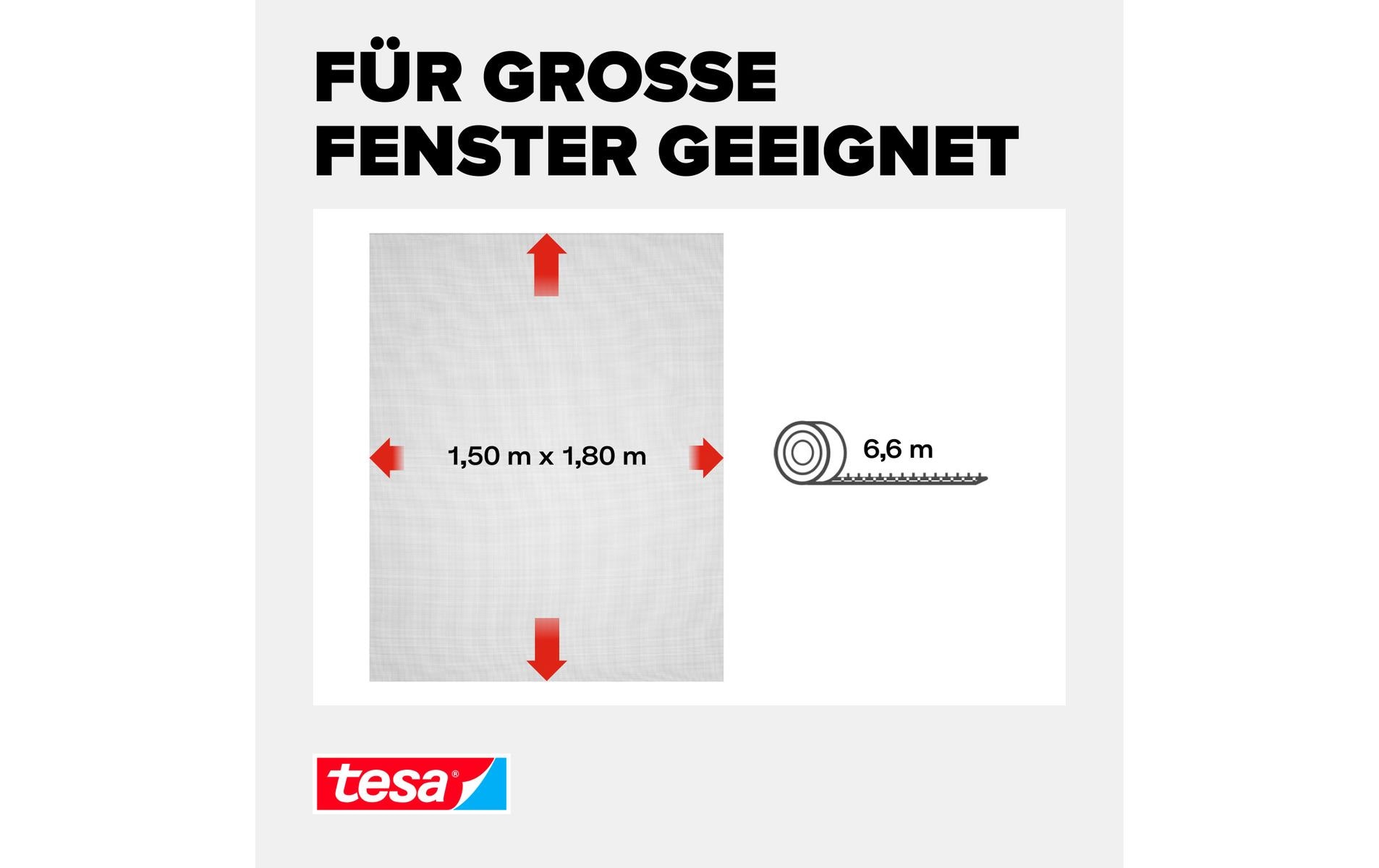tesa Insect Stop STANDARD Fenster Weiss - 1.5 m x 1.8 m tesa Insect Stop STANDARD Fenster Weiss - 1.5 m x 1.8 m