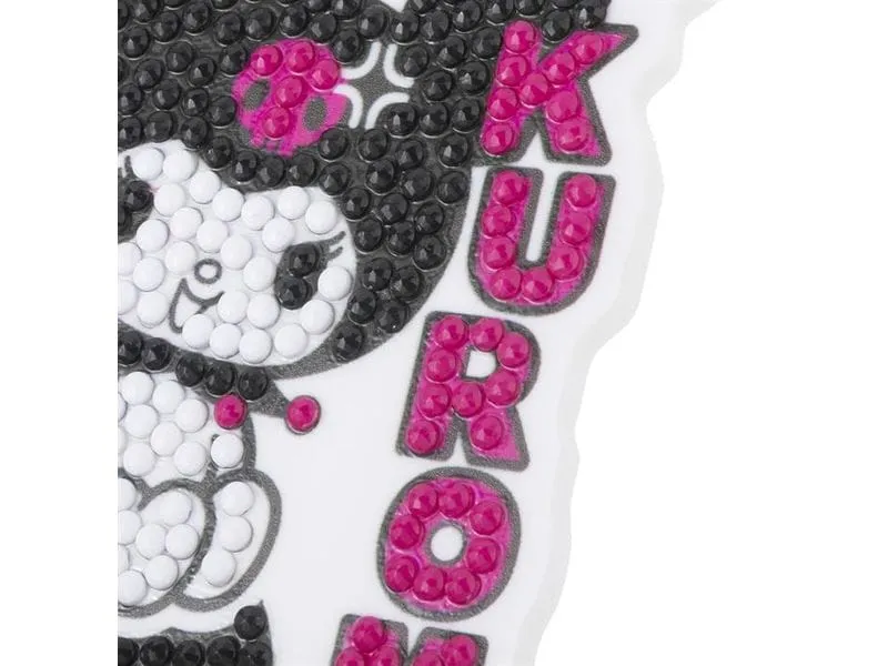 CRAFT Buddy Kuromi, Crystal Art Rucksack Anhänger