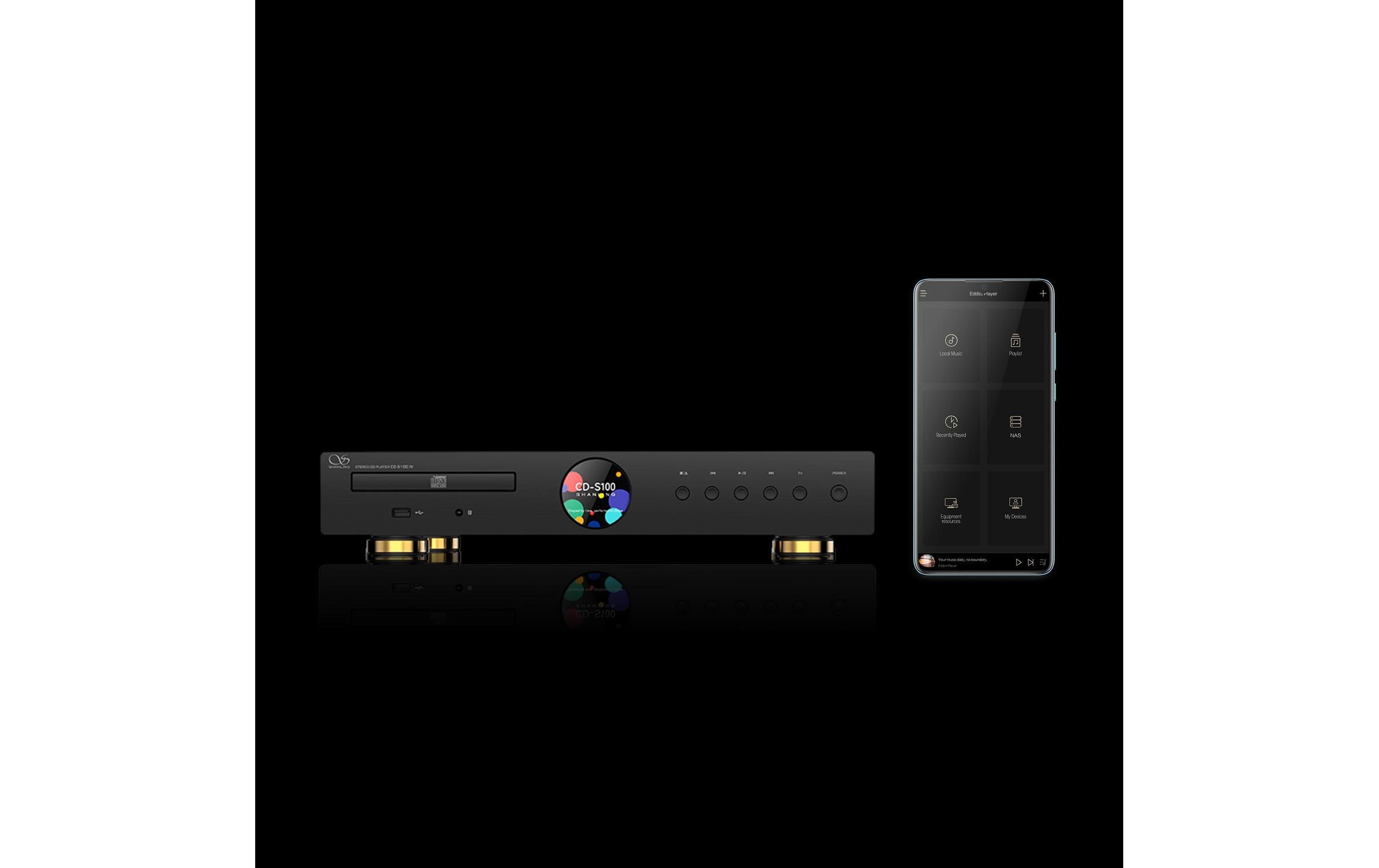 Shanling CD-Player CD-S100 v25 Schwarz