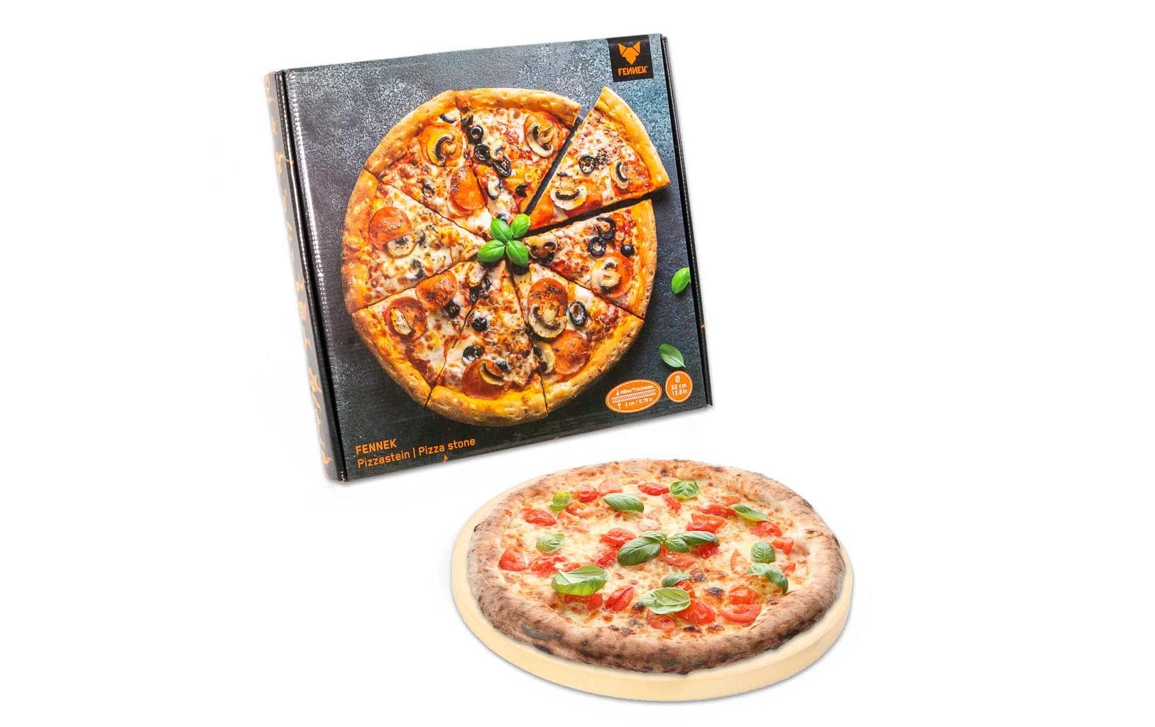 Fennek Grill Pizzastein Cordierit, Ø 32 cm