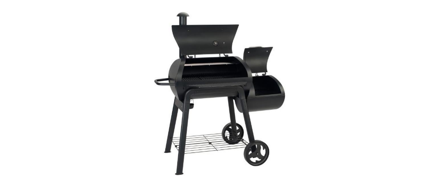 Landmann Holzkohlegrill Smoker Vinson 200 - Schwarz