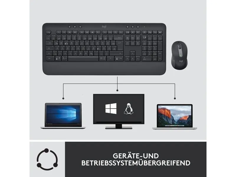Logitech Tastatur-Maus-Set MK650 Combo for Business Logitech Tastatur-Maus-Set MK650 Combo for Business