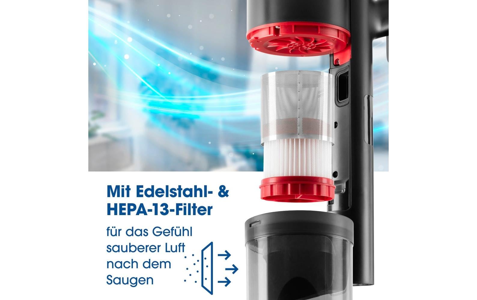 CLEANmaxx Akku-Hand- und Stielsauger 600 W