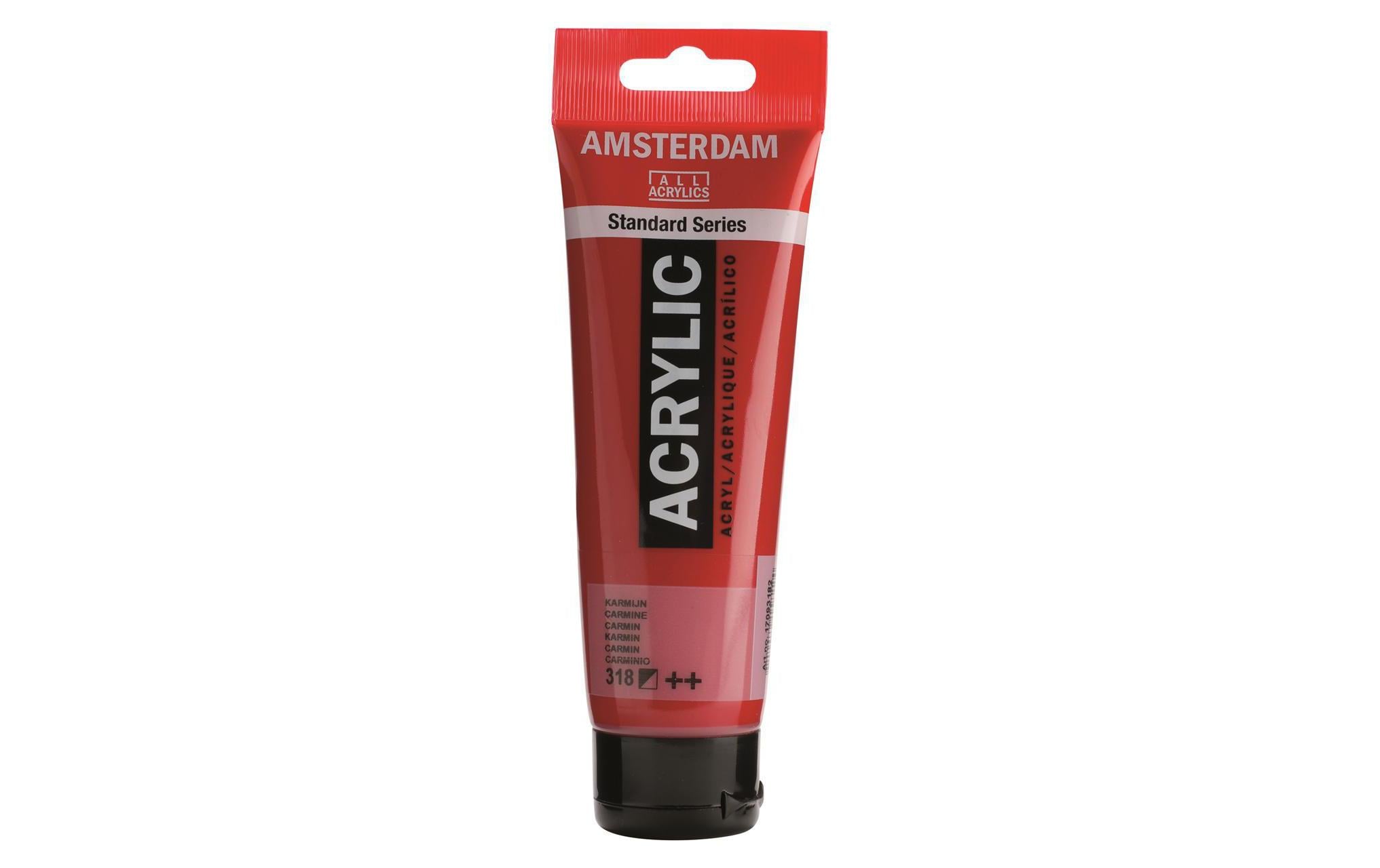 Amsterdam Acrylfarbe Standard 318 Karmin halbdeckend, 120 ml Amsterdam Acrylfarbe Standard 318 Karmin halbdeckend, 120 ml