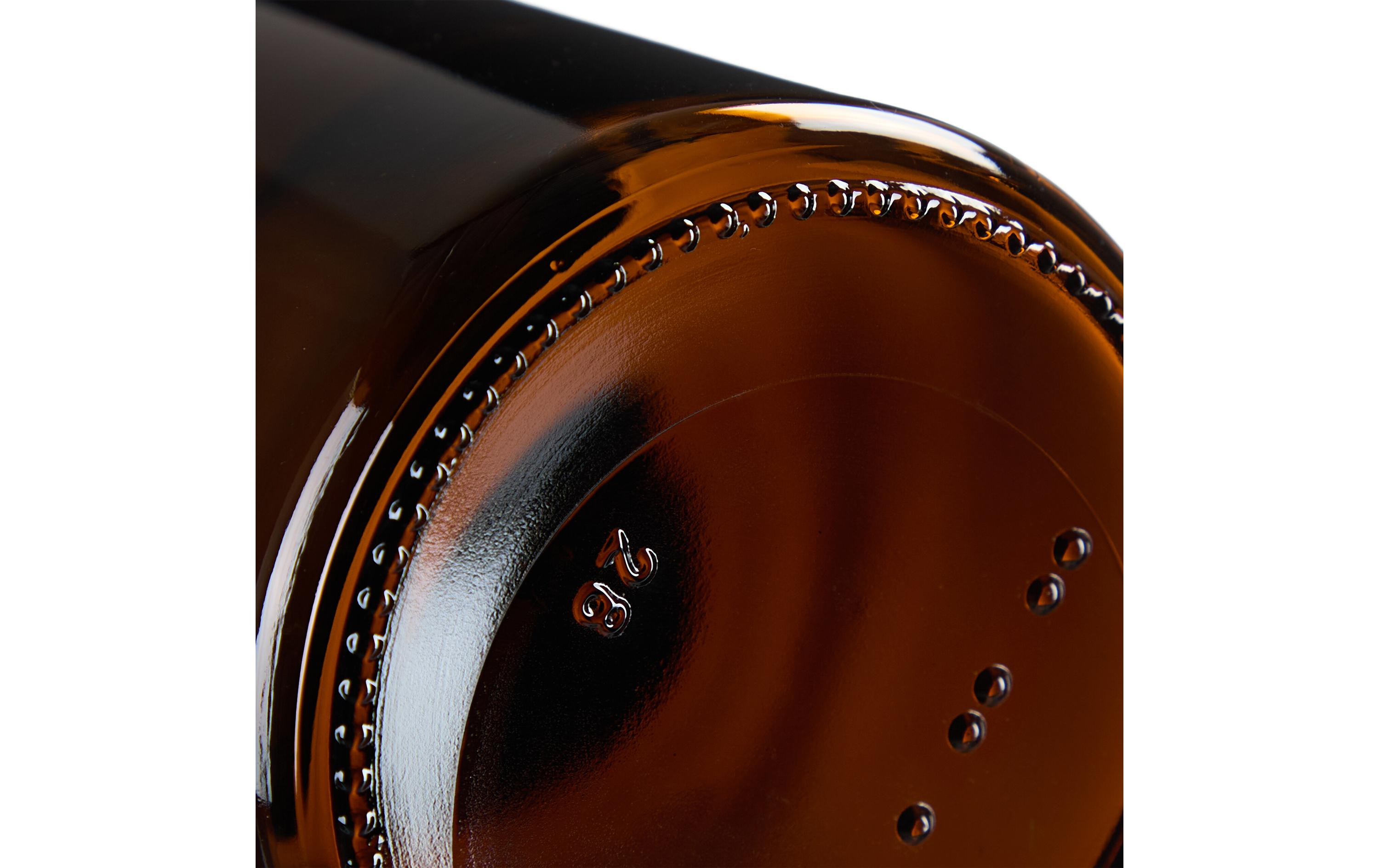 relaxdays Braunglas Salbentiegel 240 ml, 12 Stück