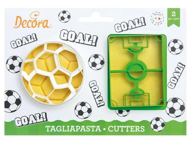Decora Guetzli-Ausstecher-Set 2 Stück, Fussball Decora Guetzli-Ausstecher-Set 2 Stück, Fussball