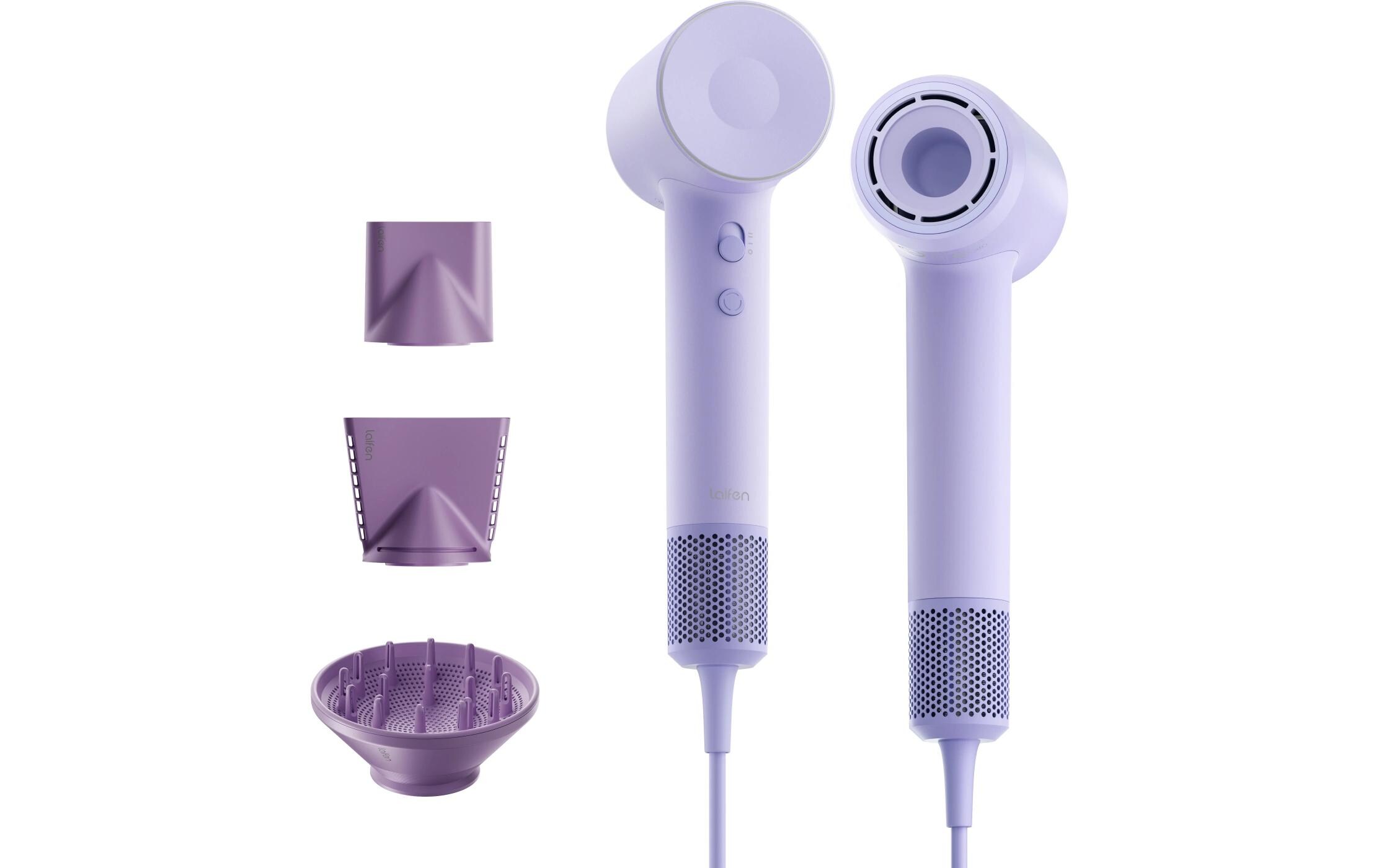 Laifen Haartrockner SE 2 BLA 3 Aufsätze & Magnetanschluss, Flieder