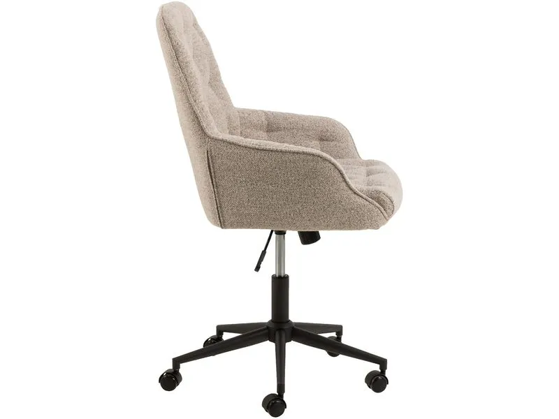 AC Design Bürostuhl Erik, mit Polsterrücken und Armlehnen, Beige AC Design Bürostuhl Erik, mit Polsterrücken und Armlehnen, Beige