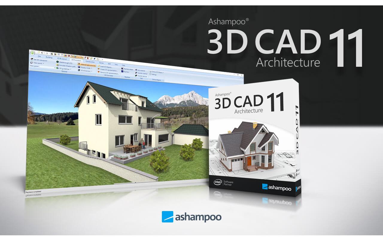 Ashampoo 3­D CAD Architecture 11 ESD, Vollversion, 1 PC
