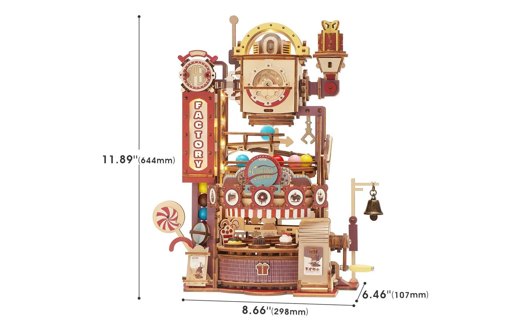 Pichler Bausatz Murmelbahn Schokoladenfabrik