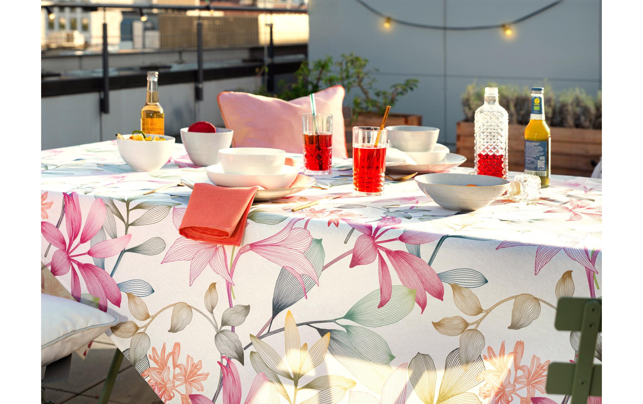 Pichler Tischläufer Lido 48 cm x 1.5 m, Koralle